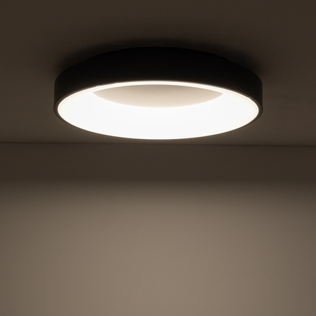 Plafond Stropní svítidlo LED 48W 4000lm 3000K Warm Black NIKKI ROUND LED 11207 Nowodvorski