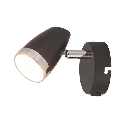 Nástěnné bodové svítidlo LED 4W 280lm 3000K antracit Moderní Karen 6512 Rabalux