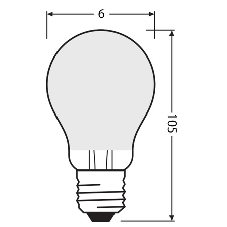 LED žárovka E27 A60 5,7W = 75W 1055lm 2700K Warm 300° Dimmable Ledvance