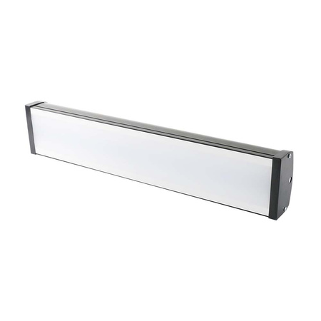 Průmyslové LED svítidlo 100W HighBay 8700lm 6500K IK05 IP54 černé obdélníkové VT-91100 V-TAC