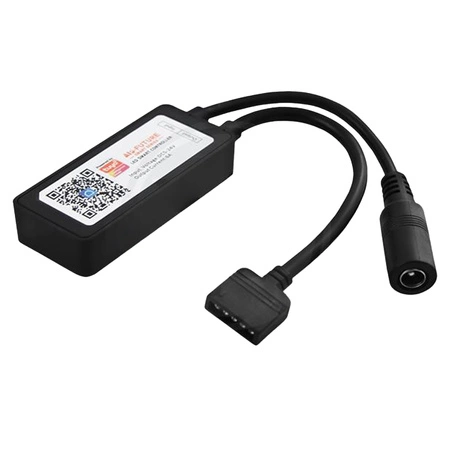 Ovladač pro RGBW WiFi SMART TUYA LED pásky 6A 5-24V 72W 144W Black LVT