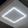 Rámové osvětlení LED lampa 60x60 32W 3900lm CCT 110° pod omítku bílá AVAR KANLUX