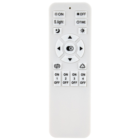 GALAXIS VIRGO 72W LED stropní svítidlo černé + dálkové ovládání