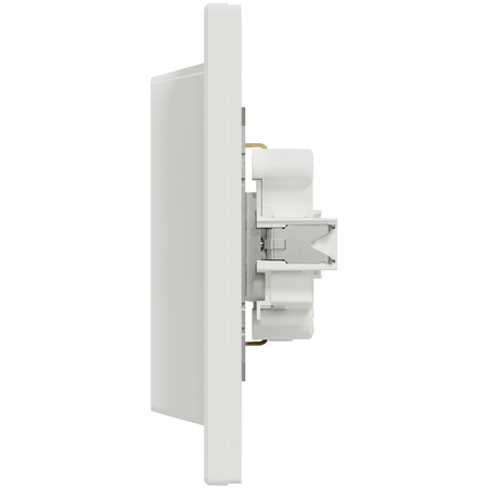 Dvojitá zásuvka SCHUKO 2x 2P+E s rámem SCHNEIDER ASFORA