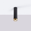 Stropní svítidlo Tuba Spot GU10 Black Gold Nero Bittersweet Shimmer SL pro povrchovou montáž.1411 Sollux