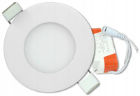 LED panelové stropní svítidlo 3W 245lm 4000K neutrální zapuštěné kulaté bílé Proma Masterled