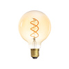 LED žárovka E27 Edison G95 4W 250lm 1800K teplá bílá Amber XLED Filament Kanlux