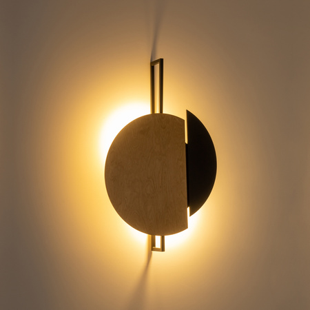 Nástěnné svítidlo 2x GX53 Béžové dřevo Moderní SUNSET NATURAL C 10578 Nowodvorski