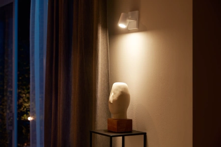 Bílá a barevná ambientní lampa Philips HUE Argenta 1x4,2W Bluetooth Zigbee
