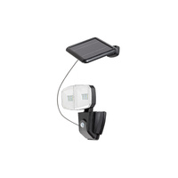 Reflektor LED Solární zahradní svítidlo ZLARIN 12W 4000K IP44 Pohyblivé s pohybovým senzorem Černá RABALUX