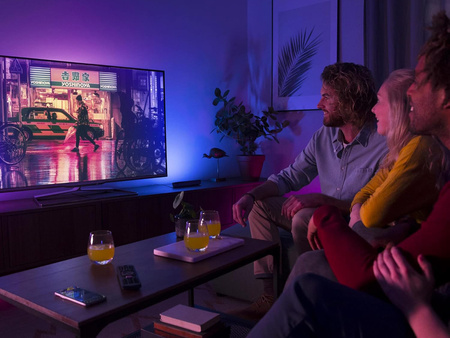 Philips HUE Play Set dvou černých stolních lamp + napájecí adaptér 78202/30/P7