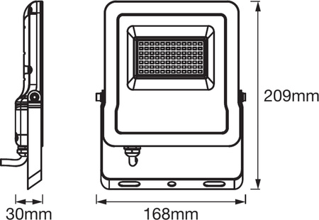 Reflektor LED 30W 2190lm RGB+W IP65 černý Ledvance Smart+ WiFi Flood