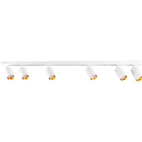 Pásové svítidlo Stropní a nástěnné LED svítidlo 6 x GU10 MARIBEL White GOLDLUX (Polux)
