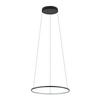 LED závěsné stropní svítidlo 18W 560lm 3000K teplá černá moderní CIRCOLO LED S 10813 Nowodvorski
