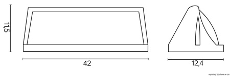 Venkovní zahradní fasádní svítidlo LED nástěnné svítidlo Nelly 91012C AL E27 Su-Ma