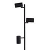 LED GU10 nastavitelná lampa na opěrku hlavy černá Evalo Kanlux