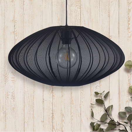 Stropní závěsné svítidlo E27 černé JAPANDI Sanico Goldlux