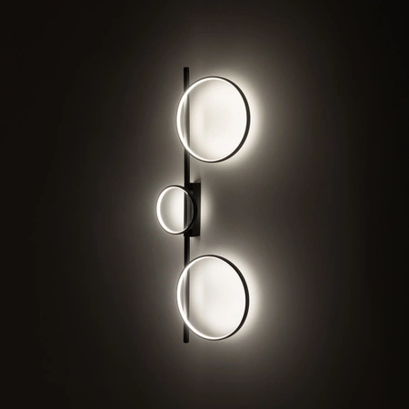 LED stropní svítidlo 33W 1100lm 3000K teplá černá moderní CIRCOLO LED 10816 Nowodvorski