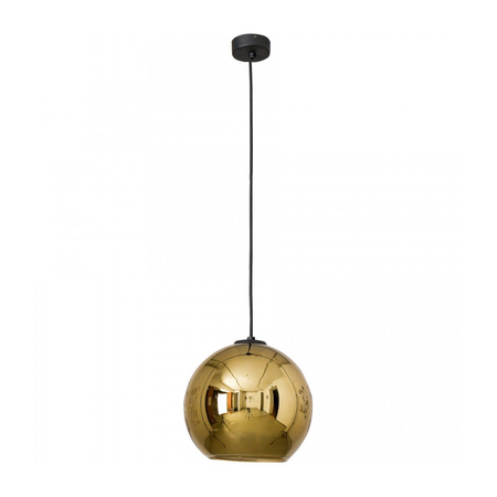 Stropní svítidlo POLARIS 9057 Nowodvorski Gold E27 Hanging Ball Steel+Glass ?25 cm Moderní