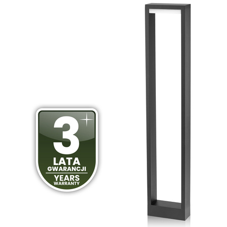 Venkovní zahradní lampa 10W, LED sloupek 80cm HOSTA LUMILED