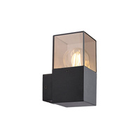 Venkovní zahradní lampa LED E27 Fasádní nástěnná lampa IP54 Černá Moderní Loanda Rabalux