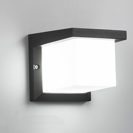 Zahradní nástěnná lampa E27, IP54 Černá TAURUS LUMILED