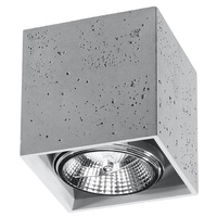 Svítidlo pro povrchovou montáž VALDE 140 GU10 Spot Cube Industrial Grey SOLLUX