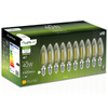 10x LED žárovka E14 Candle B35 4W = 40W 470lm 3000K Warm 360° FILAMENT LUMILED