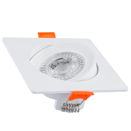 Halogenová Podhledové svítidlo GU10, MR16 Nastavitelná Čtvercová Bílá VENTUS LUMILED