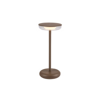 Zahradní stožár Venkovní stojací lampa 6W 60lm 3000K Stmívatelný časovač IP44 Hnědá Moderní Konin Rabalux