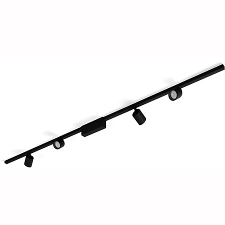 Perifo Lighting Rail Kit 2m + 4x LED reflektor 20,8W CCT RGB Philips HUE Bluetooth Black