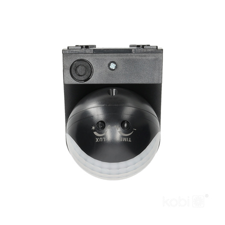 PIR detektor pohybu a soumraku LX40 180ST BLACK KOBI