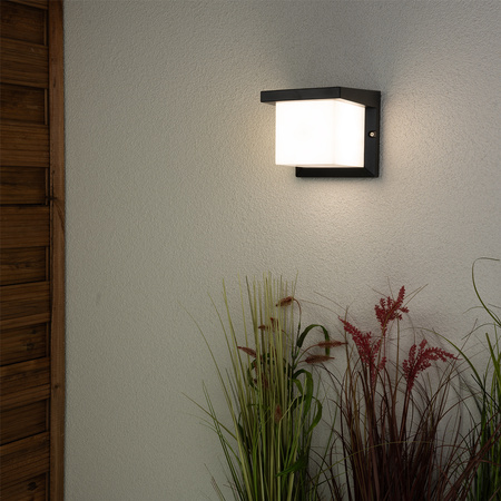 Zahradní nástěnná lampa E27, čtvercový LEVIS LUMILED