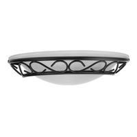 Nástěnné poloprofilové svítidlo LED E14 Black Classic Athen 3721 Rabalux