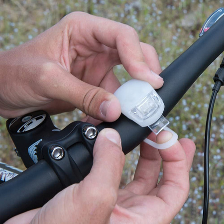 LED světla na kolo přední + zadní silikonové XQ MAX