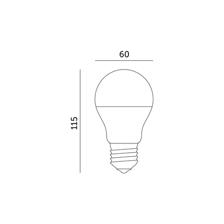 LED žárovka E27 GS 8,5W 806lm 2700-6500K RGB KOBI SMART Wi-Fi TUYA