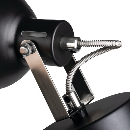 LED reflektorové stropní svítidlo E14 nastavitelné kulaté černé stříbrné Derato Kanlux