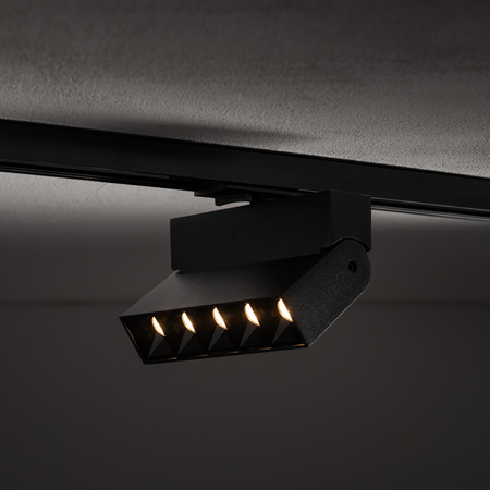 LED reflektor na přípojnici 1 fáze LED 10W 600lm 3000K Warm Black Modern PROFILE FOCUS 7621 Nowodvorski