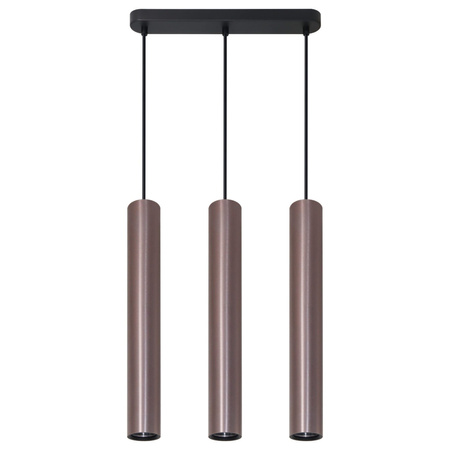 Stropní závěsné svítidlo 3x GU10 šedé LUNGOMARE Sanico Goldlux