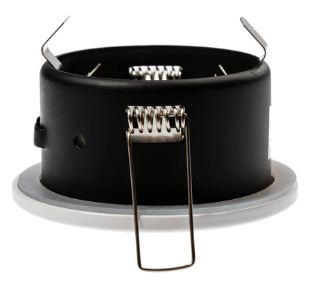 Halogenové Hermetické Koupelnové svítidlo IP44, Bílá AQUS + LED GU10 36° 6W 3000K LUMILED