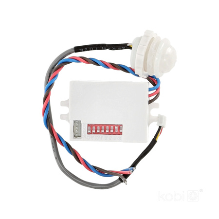 PIR LX42 360ST Detektor pohybu a soumraku s venkovním senzorem KOBI