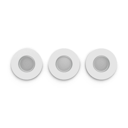 3x zapuštěné svítidlo LED Hermetic IP44 Koupelnové zapuštěné svítidlo 4,2W 400lm IP44 White Ambiance TW White Smart SMART Zigbee Bluetooth Adore Philips HUE