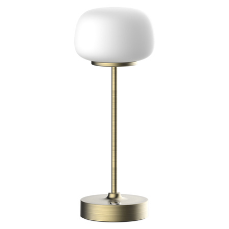 Dekorativní stolní lampa LED 1,8W 150lm 2700K teplá zlatá Rimini Sanico Goldlux