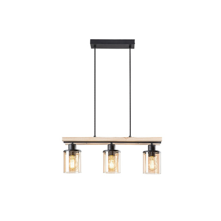 Stropní závěsná lampa E27 černá Moderní Niylah Rabalux