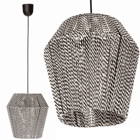 BOHO závěsné svítidlo pletený řetězec Zebra na LED E27