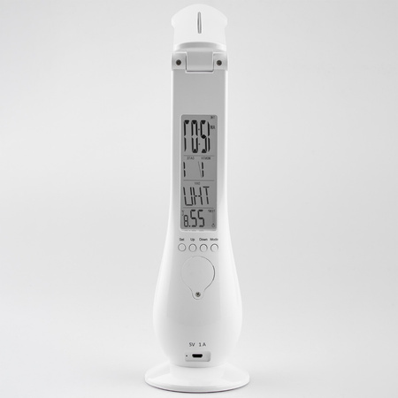 LED noční stolní lampa 4W 5000K USB displej dotykově stmívatelná IDA