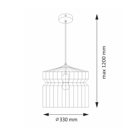 Lagos Sanico Goldlux E27 Zlaté dekorativní závěsné stropní svítidlo
