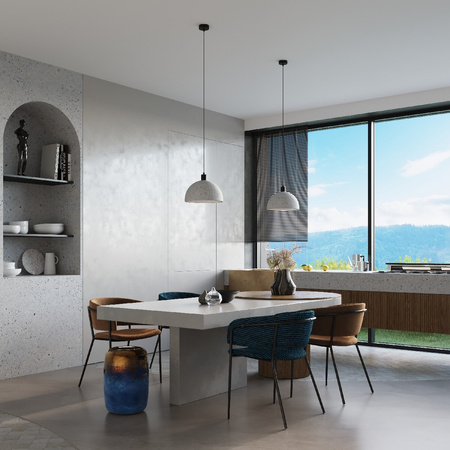 PABLITO E27 Loft Závěsné stropní svítidlo šedé SOLLUX