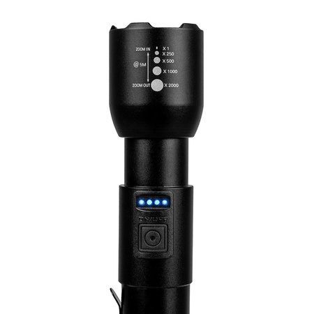 Dobíjecí LED svítilna Classic 20W 800lm ruční světlo silné ZOOM VA0180 VAYOX