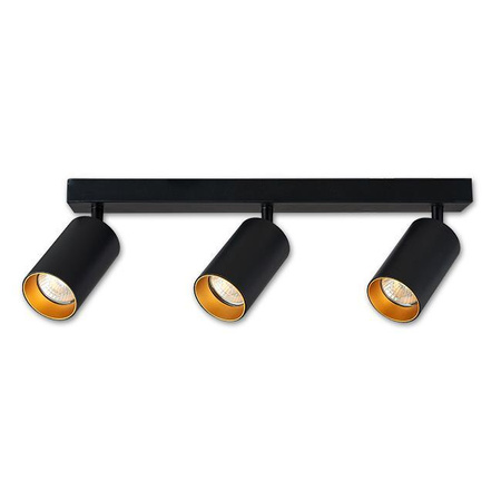 ERIS GOLD 3x GU10 LED stropní svítidlo. nastavitelné